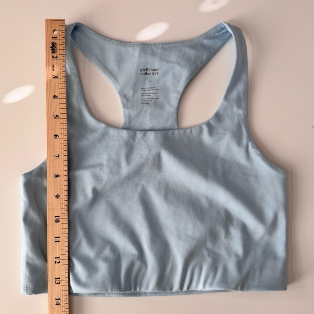 Girlfriend Collective Paloma Racer Back Compressive Long Line Sports Bra size M - Picture 7 of 7